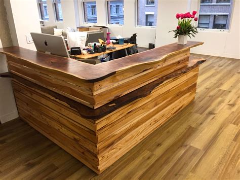 Buy Custom Made Reception Desk Made To Order From Design Trifecta Llc