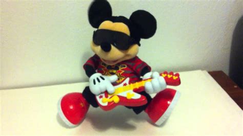 Disney Mickey Mouse Rock Star Dancing Singing Doll Youtube