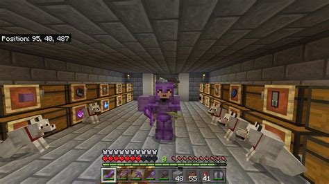 Finally Got A Full Set Of Enchanted Netherite Armour Mcpe