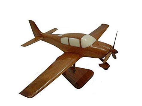 cirrus sr20 sr22 mahogany wood desktop aircraft model handmade