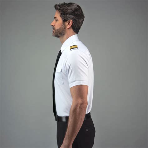 Professional Pilot Shirt Short Sleeve Winged Lift Aviation