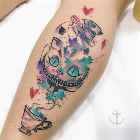 36 Thought Provoking Alice In The Wonderland Tattoos