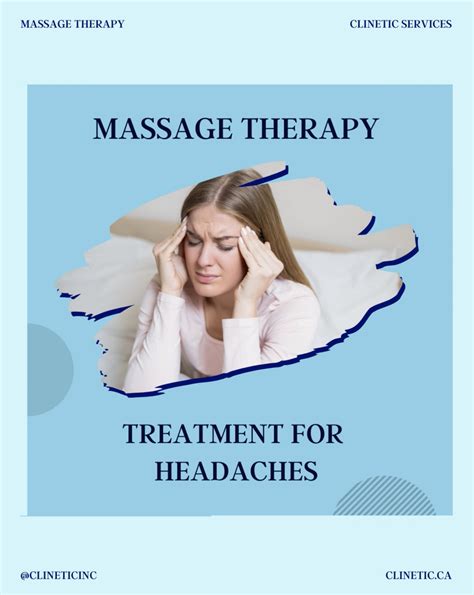 Massage Therapy Treatment For Headaches Clinetic