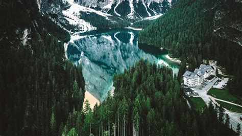 Download 1920x1080 Wallpaper Lake Mountains Nature Trees Beautiful