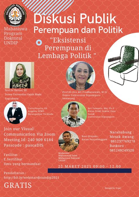 Diskusi Publik Perempuan Dan Politik Doctor Of Social Science