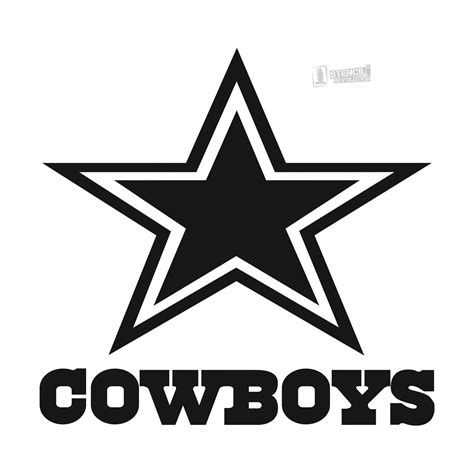 Dallas Cowboys Clipart Stencil Dallas Cowboys Stencil Transparent Free