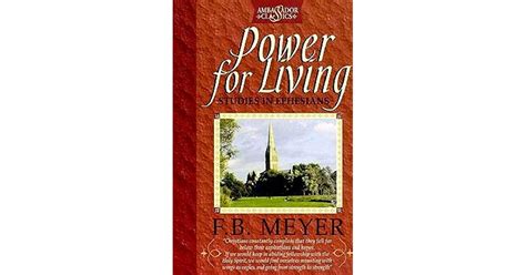 Power For Living By Fb Meyer