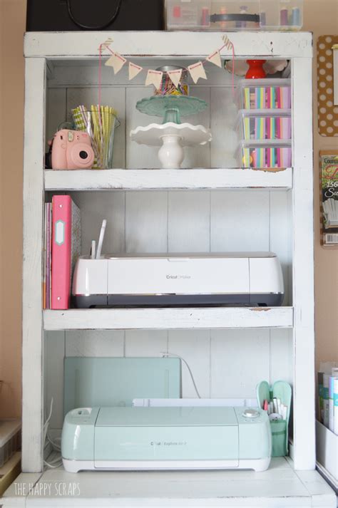 Here's all about the easypress mini and why it needs to be. Cute & Functional Craft Room on a Budget - The Happy Scraps