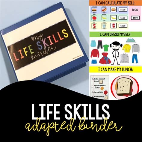 Life Skills Adapted Binder | Life skills classroom, Life skills activities, Life skills