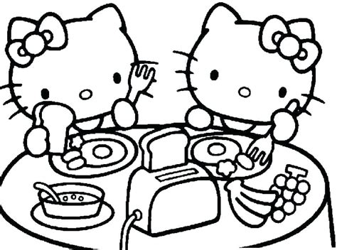 Hello Kitty And Friends Coloring Pages At Free