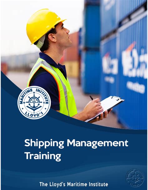 Lloyds Maritime Institute Shipping Management Training