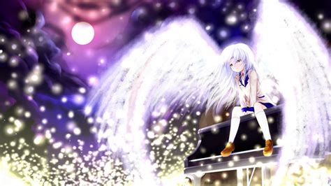 Kanade Tachibana With Wings Angel Beats Hd Desktop