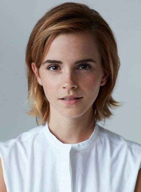 New Outtake Of Emma Watson Photographed By Andrea Carter Bowman Emma Watson Short Hair Emma