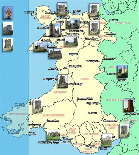 Tourist Map Of England And Wales Best Tourist Places In The World