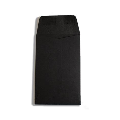 1 Coin Envelopes Black — Standard Plastic Card Solutions