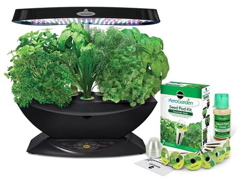 Aerogarden 7 Led Indoor Garden With Gourmet Herb Seed Kit