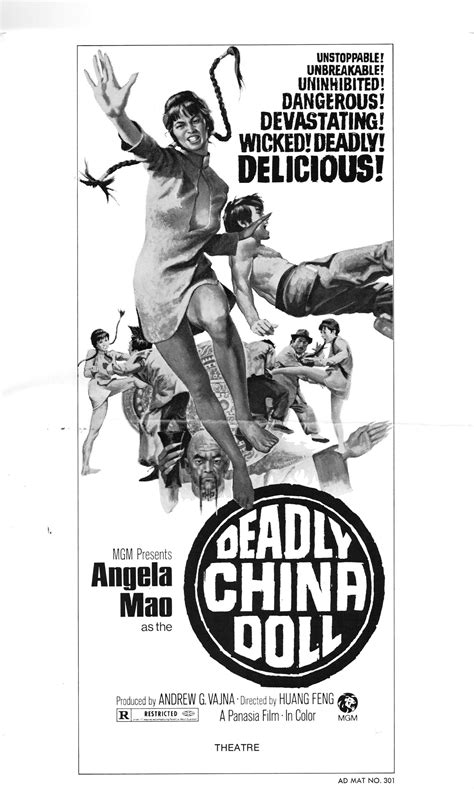 Deadly China Doll 1973 Pressbook From Zombos Closet