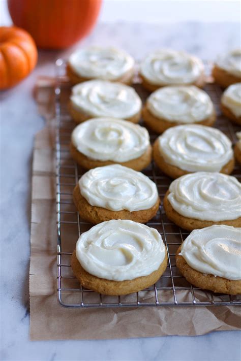 Soft Frosted Pumpkin Spice Cookies Recipe Pumpkin Spice Cookies