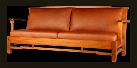 Arts And Crafts Sofa By Nwg Member Tom Stangeland Mahogany Ebony And