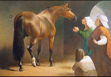 One Of 20 Paintings Of Carthusian Andalusian Horses Depicting The