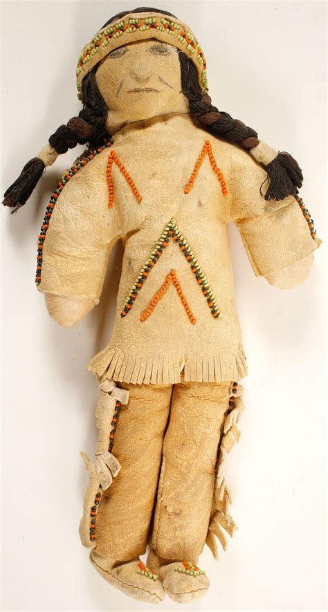 native american made doll 91165