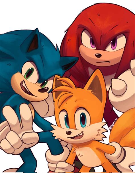Knuckles Saving Sonic And Tails Sonic The Hedgehog So Vrogue Co