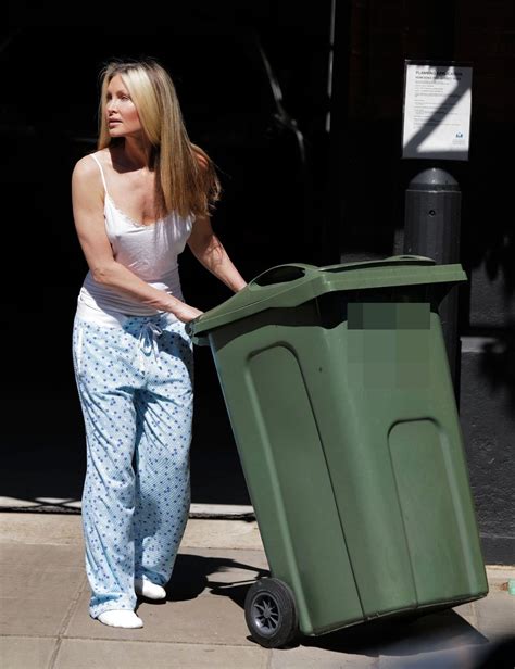 Caprice Bourret Pokies While Taking The Bins Out Celebrityslips