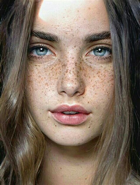 Cop Irakli Nadar Beautiful Freckles Beautiful Eyes Woman Face Girl