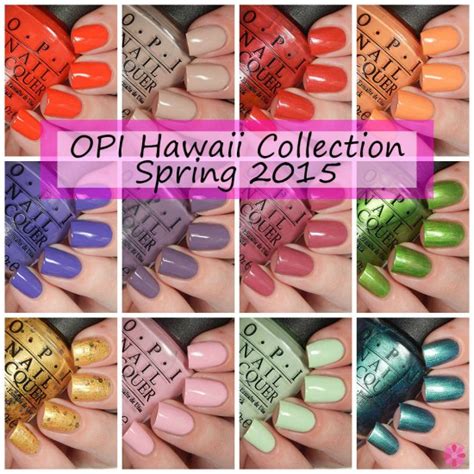OPI Spring 2015 Hawaii Collection Swatches Review Cosmetic Sanctuary