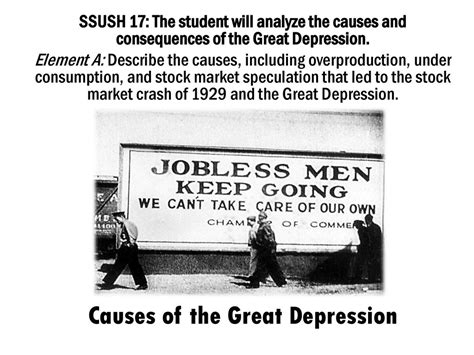 Causes Of The Great Depression Ppt Download