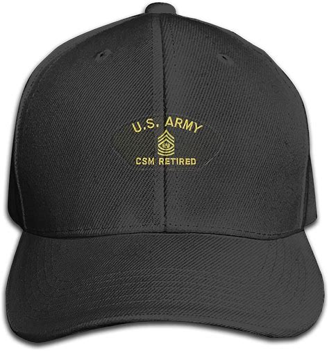 Army Command Sergeant Major Retired Stylish Theme Printed Cap Flex Fit