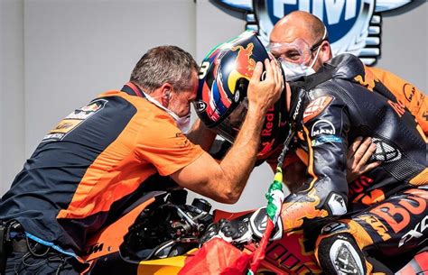 Ktm Takes Historic Victory In Motogp With Rookie Brad Binder Shutting