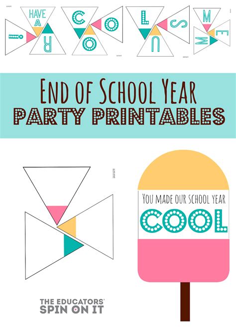End of year sale flyer is a right choice for every sale events, festivals, or anything you want! The Educators' Spin On It: End of School Year Party Idea