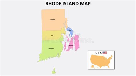 Rhode Island Map District Map Of Rhode Island In District Map Of Rhode
