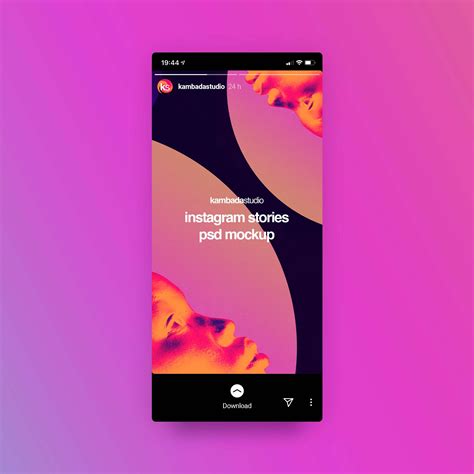 Instagram Reels Psd Mockup — Kambada Studio