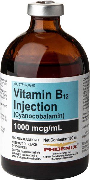 Vitamin B12 Generic Injectable Solution 1000 Mcgml 100 Ml Vial