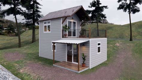 Two Floor 65 Square Meters Tiny House Life Tiny House