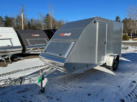 2023 Snopro Trailers 60x12 Aluminum Enclosed Single Place Snowmobile