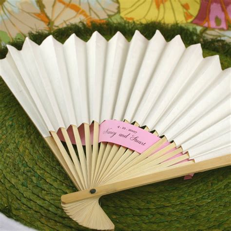 White Paper Fans Paper Fans Wedding Wedding Fans Fan Wedding Favors