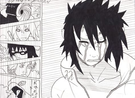 Sasuke Uchiha Crying Sketch By Lindokorchi On Deviantart