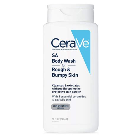 Cerave Body Wash With Salicylic Acid 10 Ounce Fragrance Free Body