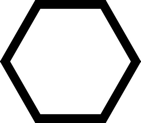 Hexagon Shape Transparent Png Amp Svg Vector File Gambaran