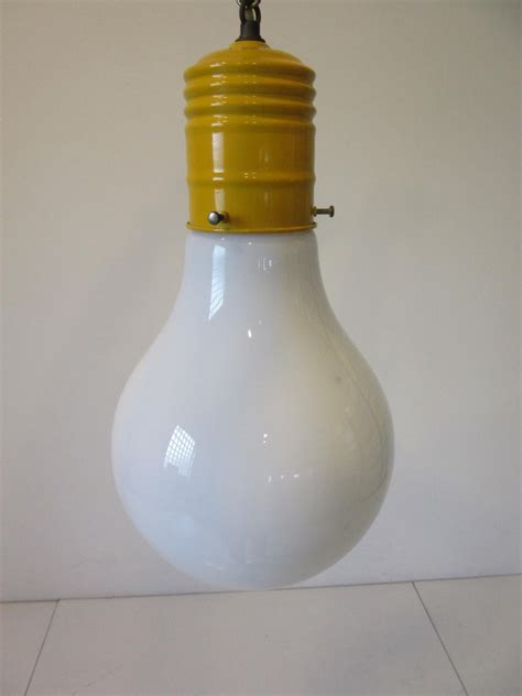 1970s Large Pop Hanging Swag Light Bulb At 1stdibs