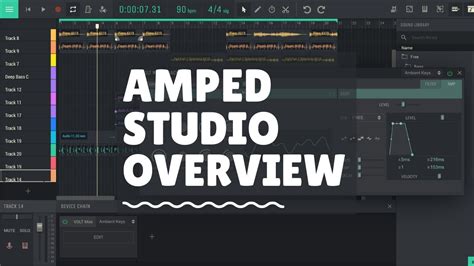 Amped Studio Overview Youtube