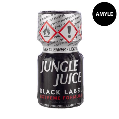Poppers Jungle Juice Black Label Flacon 10 Ml Mistersmoke