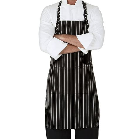 Mhf Aprons 1 Piece Pack Chef Cooking Apron Three Pocket Adjustable