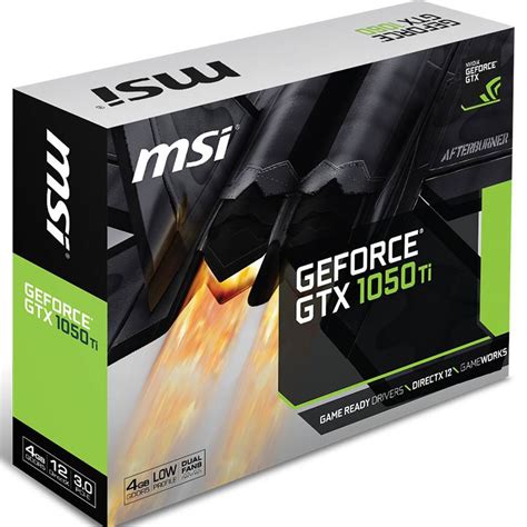 Msi Geforce Gtx 1050 Ti 4gt Lp 4gb Video Card Msi Gtx 1050 Ti 4gt Lp