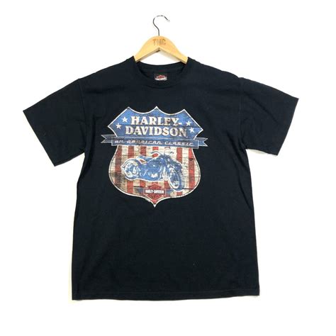 Harley Davidson Graphic T Shirt Black M Tmc Vintage Vintage