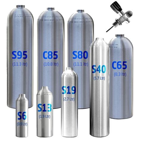 S 40 Cubic Foot 57 Ltr 207 Bar Scuba Cylinder With Dink Valve Integrated Safety Group