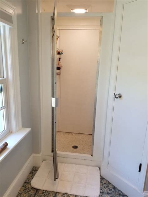 Shower is 38 inches deep 42 inches wide 86 inches tall =77 ...